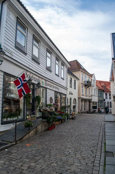 Bergen Norveç Mayıs 2016 Kuzey Avrupa Daki Bergen Şehrinde Eski — Stok fotoğraf