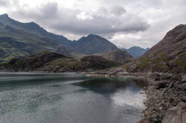 Skye İskoç Adası 'ndaki Cuillin Dağları.