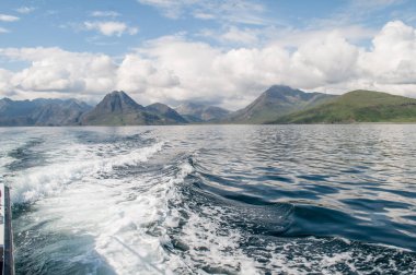Skye İskoç Adası 'ndaki Cuillin Dağları.