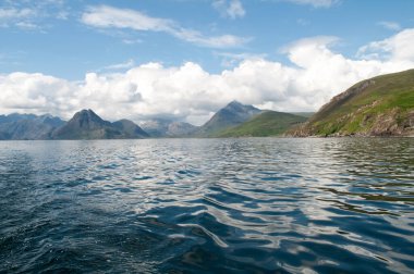 Skye İskoç Adası 'ndaki Cuillin Dağları.
