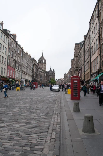 Edinburgh United Kingdom July 2012 Historic Center Edinburgh Scotland Streets — Zdjęcie stockowe