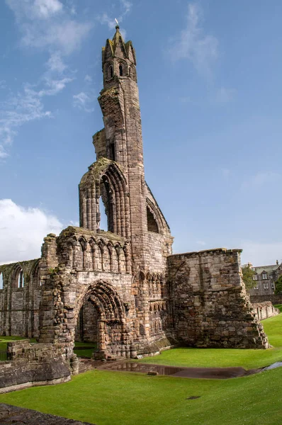 Eftermiddagssol Resterna Förstörd Katedral Andrew Skottland — Stockfoto
