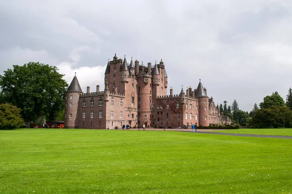 Glamis Castle Large Garden Scotland — Zdjęcie stockowe