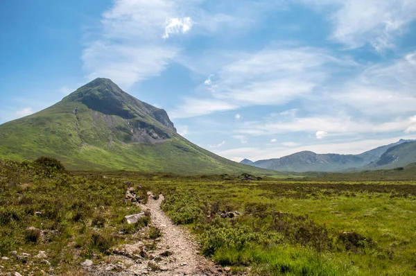 Ett Vackert Oändligt Ökenlandskap Skye Skottland — Stockfoto