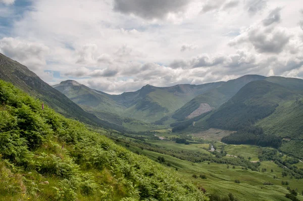 Uitzicht Het Landschap Onder Ben Nevis Schotland — Stockfoto