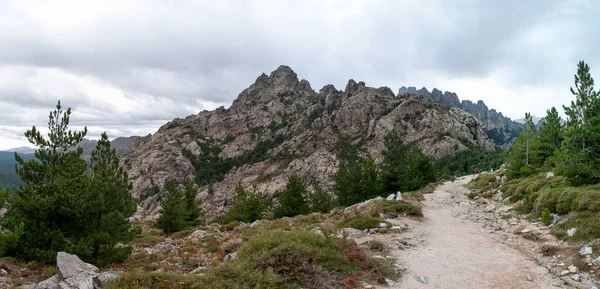 High Mountains Area Called Bavella Island Corsica — ストック写真
