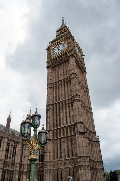 Famous London Tower Big Ben Clock — Fotografia de Stock