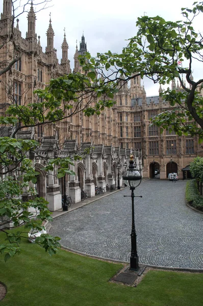 Corner Parliament Westminster London — Fotografia de Stock