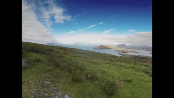 Video Taken Hike Portmagee Bay Ireland Day Summer — Vídeo de stock