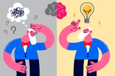 Olgun büyükbaba Alzheimer hastalığından muzdarip. 