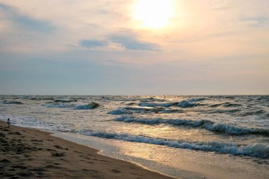 Baltık Denizi 'nde gün batımı