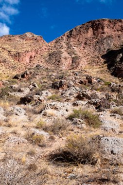Peru And Dağları 'ndaki bir dağın görüntüsü. Peru, Cusco 'daki yüksek dağ.