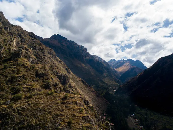 Imagem Uma Montanha Nos Andes Peruanos Alta Montanha Cusco Peru — Fotografia de Stock