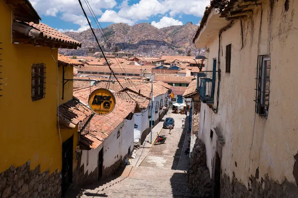 Urubamba Cusco Peru September 26Th 2021 Image Alley Cusco Peru — Stock Photo, Image