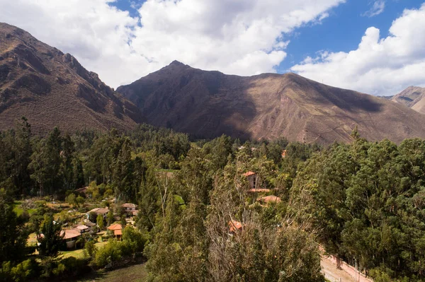 Imagem Vale Sagrado Cusco Dos Vales Mais Importantes Peru Alto — Fotografia de Stock