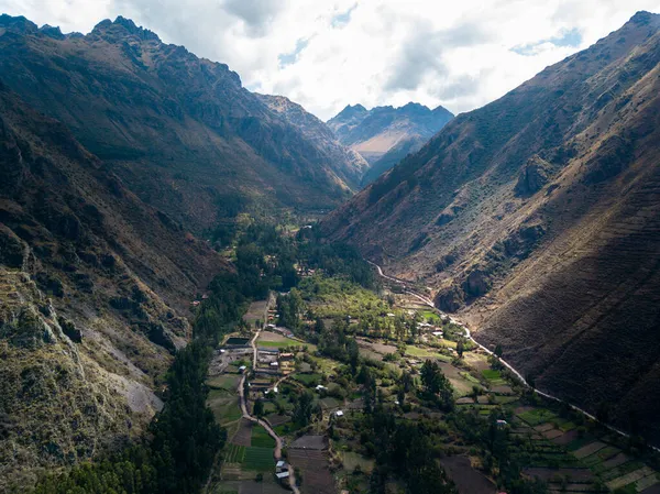 Imagen Del Valle Sagrado Cusco Uno Los Valles Más Importantes — Foto de Stock