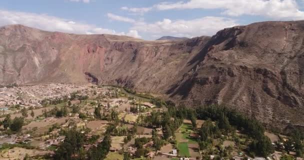 Video Del Valle Sagrado Cusco Uno Los Valles Más Importantes — Vídeo de stock