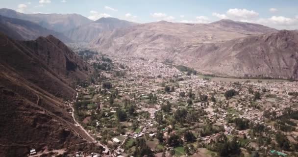 Video Posvátného Údolí Cusco Jedno Nejdůležitějších Údolí Peru Vysoké Horské — Stock video