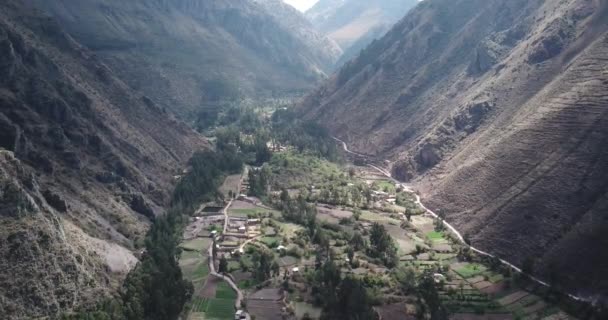 Video Del Valle Sagrado Cusco Uno Los Valles Más Importantes — Vídeos de Stock