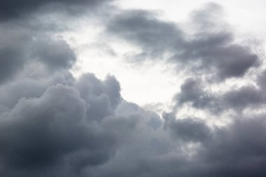 Bir bulut görüntüsü. Gökyüzündeki bulut gibi pamuk. Hava elemanı resmi.