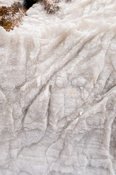 Naturalny Kamień Solny Tekstura Soli Peruwiańskiej Kopalni Soli Cusco Blisko — Zdjęcie stockowe