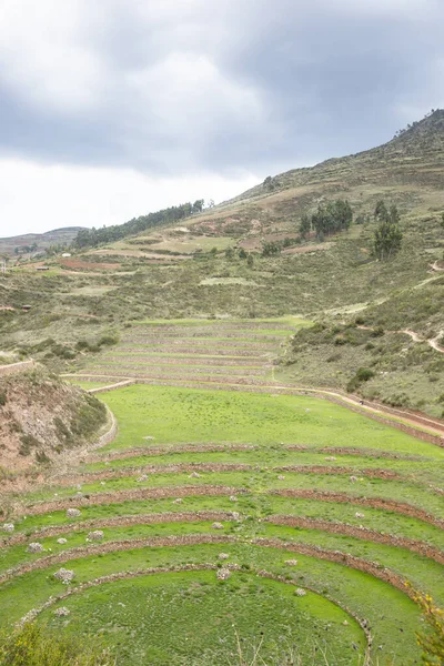 ペルーの考古学遺跡モレイ インカ人による農業研究所 — ストック写真