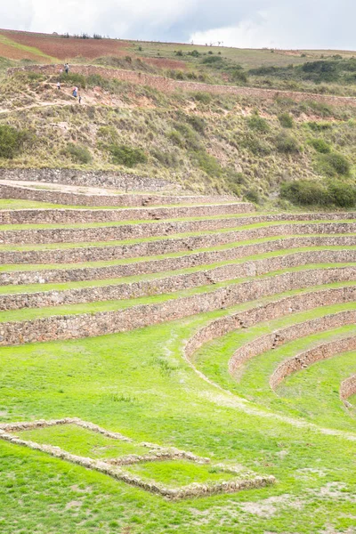 Sítio Arqueológico Moray Cusco Peru Laboratório Agrícola Feito Pelos Incas — Fotografia de Stock