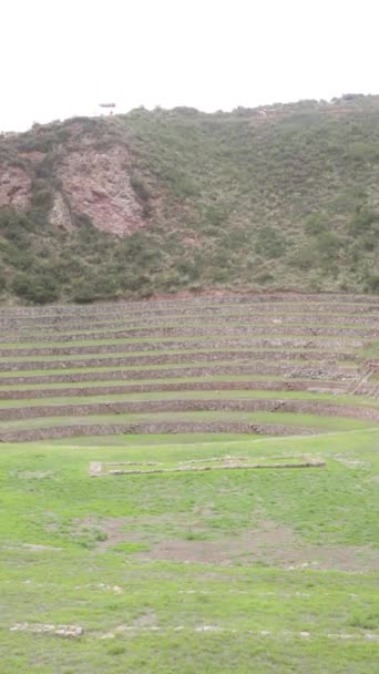 Site Archéologique Moray Cusco Pérou Laboratoire Agricole Réalisé Par Les — Video