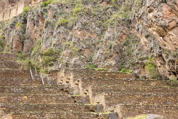 Ollantaytambo Cusco Peru Bir Kale Nka Şehri Peru Dağları Ndaki — Stok fotoğraf