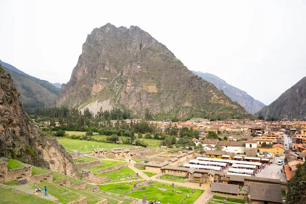 Ollantaytambo Eine Festung Und Stadt Der Inkas Cusco Peru Antikes — Stockfoto