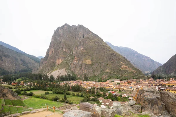 Ollantaytambo Eine Festung Und Stadt Der Inkas Cusco Peru Antikes — Stockfoto
