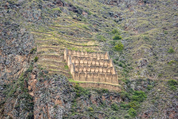 Ollantaytambo Cusco Peru Bir Kale Nka Şehri Peru Dağları Ndaki — Stok fotoğraf