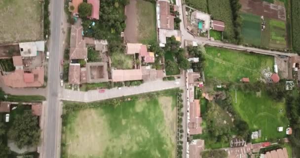 Yucay Nka Kültürü Tarafından Yapılan Tarım Yapısının Görüntüsü Peru Dağları — Stok video