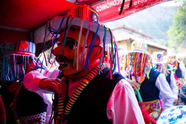 Ollantaytambo Urubamba Peru Junho 2022 Membros Dança Chamada Chileans Durante — Fotografia de Stock