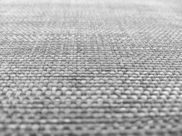 Closeup Grey Fabric Texture Copy Space Macro Shot Upholstery Furniture — Stock Photo, Image