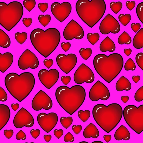 Inconsútil Patrón Corazón San Valentín Este Patrón Adecuado Para Textiles — Archivo Imágenes Vectoriales