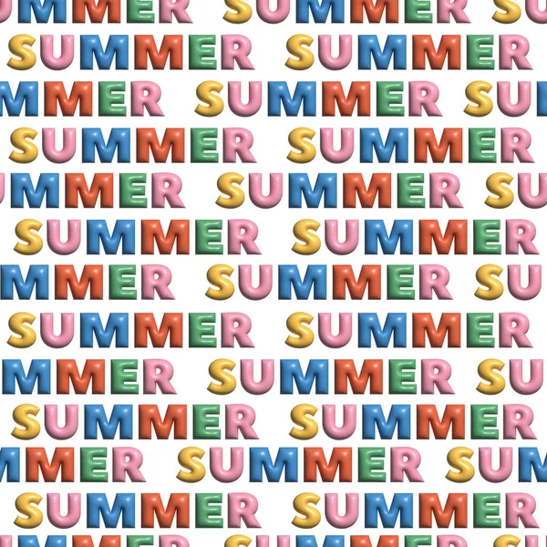 Sommer Nahtlose Muster Effekt — Stockfoto