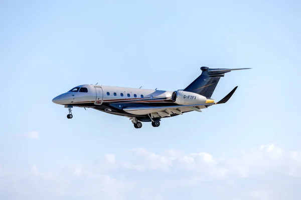 Luqa Malte Décembre 2021 Flexjet Embraer Praetor 600 Reg Ftfx — Photo