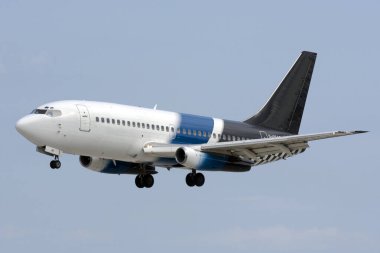 Luqa, Malta October 24, 2007: European Aircharter - EAL Boeing 737-229-Adv (REG: G-CEAE) on finals runway 31.