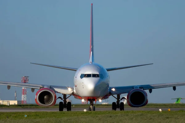 Luqa Malta Februar 2008 Air Berlin Boeing 737 86J Reg — Stockfoto