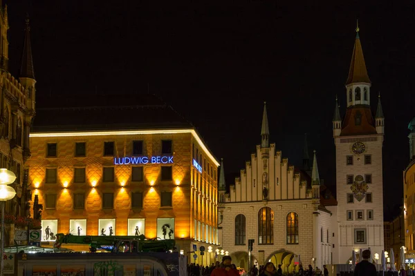 Munich Center Night — Fotografia de Stock