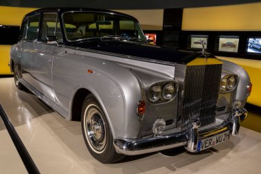 Munich, Germany - September 2, 2014: Rolls-Royce Phantom VI manufactured between  1968 and 1990 on display at the BMW Museum.
