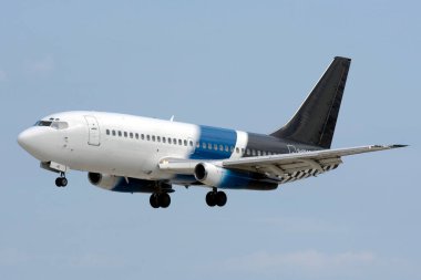 Luqa, Malta October 24, 2007: European Aircharter - EAL Boeing 737-229-Adv (REG: G-CEAE) on finals runway 31.