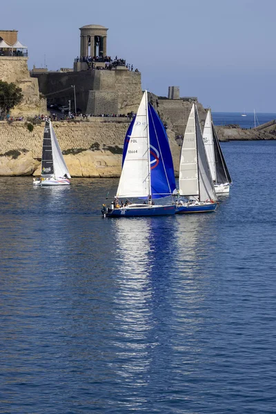 Grand Harbour Malta Ottobre 2022 Partenza Molto Lenta Edizione 2022 — Foto Stock