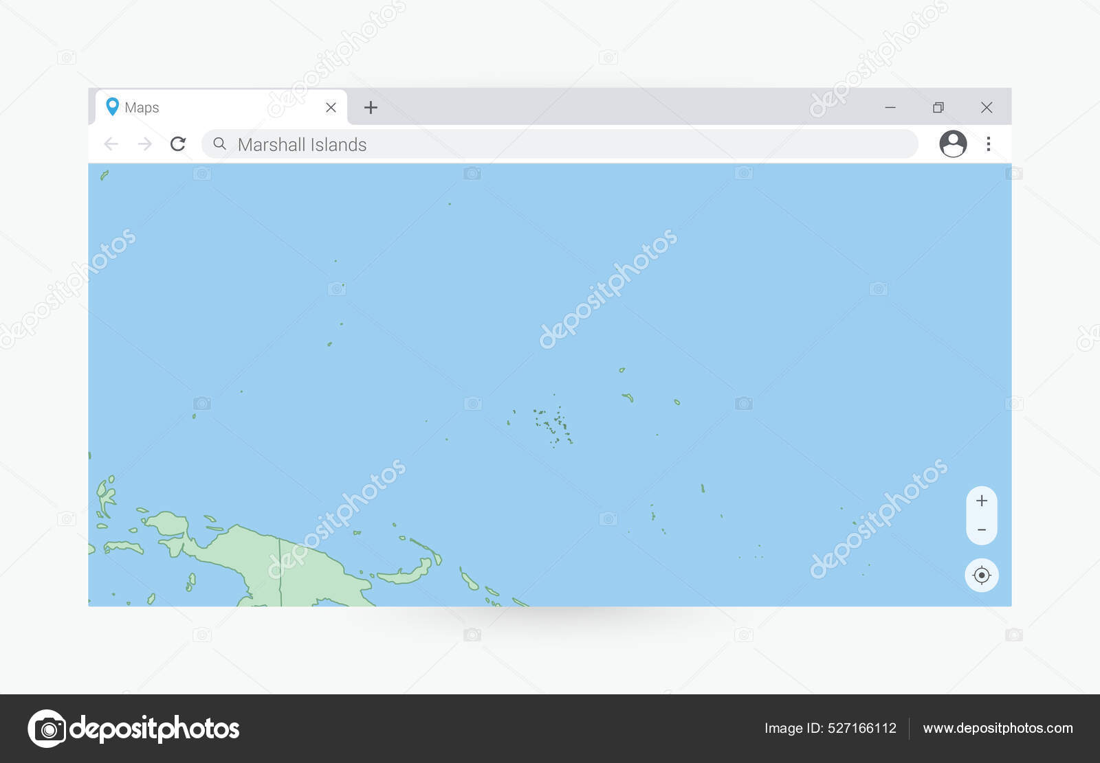 带有马绍尔群岛地图的浏览器窗口在互联网上搜索马绍尔群岛图库矢量图©boldg 527166112