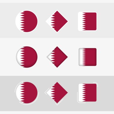Qatar Flag Circle Free Vector Eps Cdr Ai Svg Vector Illustration Graphic Art