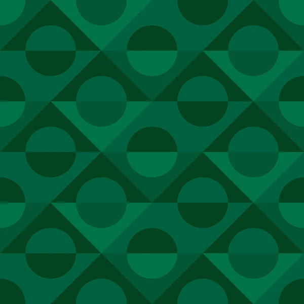 Бесшовный Векторный Узор Геометрический Ромб Рисунком Круга Зеленого Цвета Патент — стоковый вектор