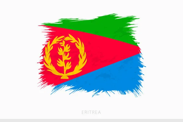 Grunge Flag Eritrea Vector Abstract Grunge Brushed Flag Eritrea — Stock Vector