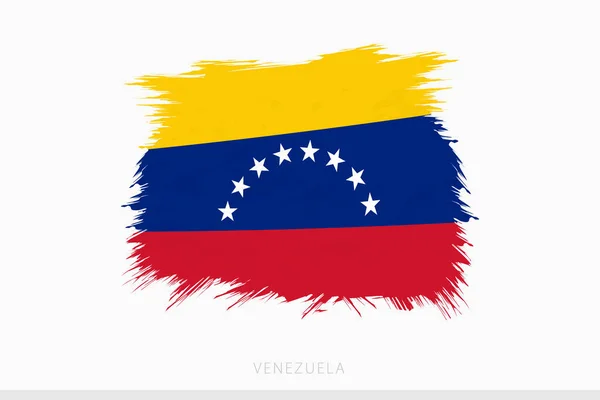 Grunge Flag Venezuela Vector Abstract Grunge Brushed Flag Venezuela — стоковий вектор