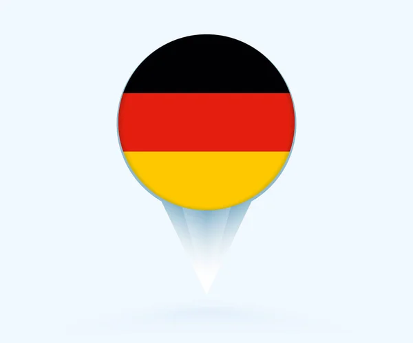 Map Pointer Flag Germany — Vettoriale Stock